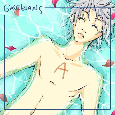 ash (galerians), galerians, lowres, albino, water, white theme