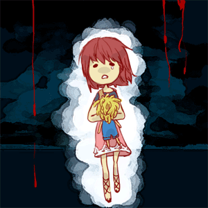 lilia (galerians), lilia pascalle, galerians, lowres, 1girl, chibi, doll, female focus, solo, tears