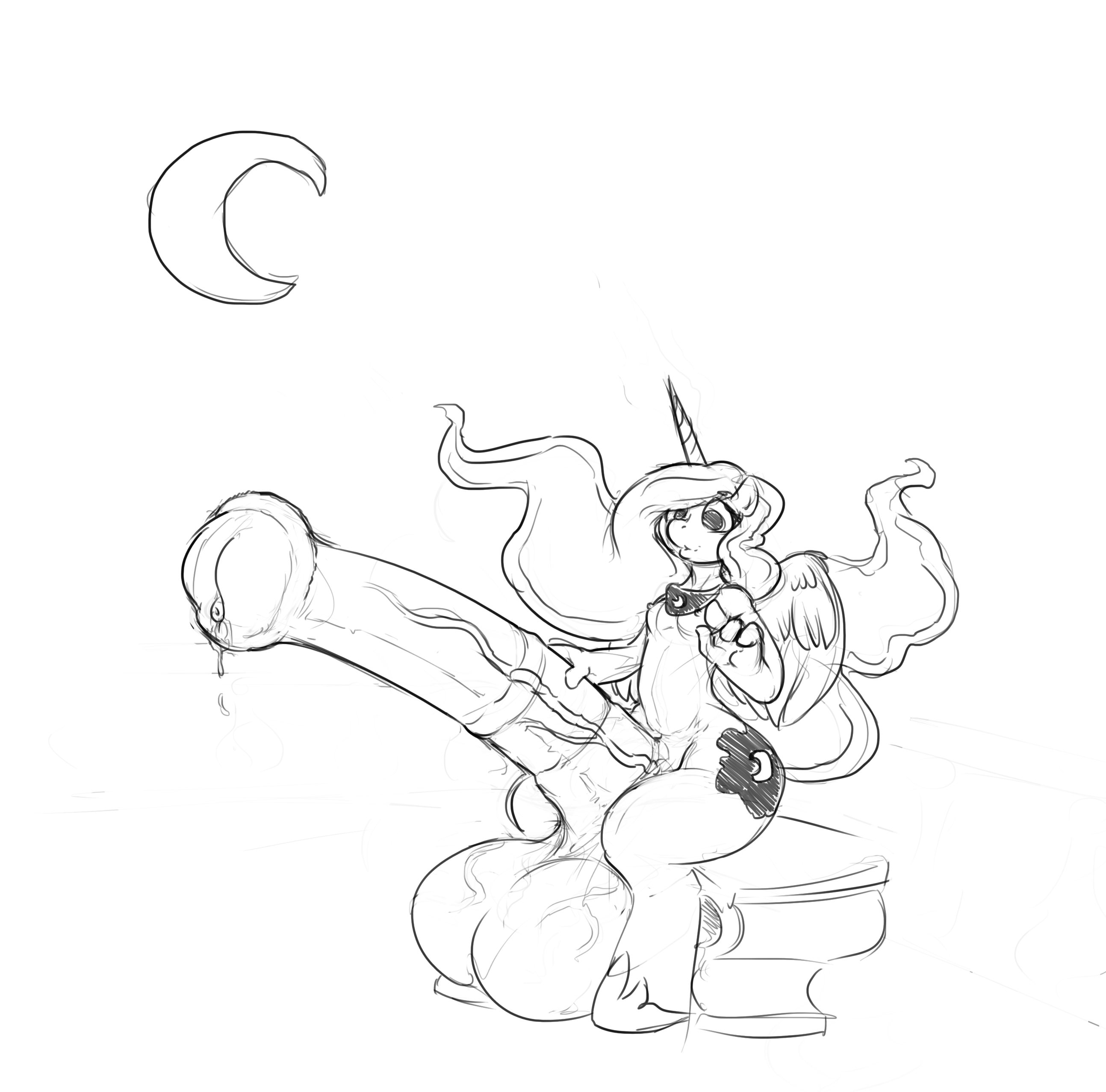 Rule34 – If it exists, there is porn of it / theyoungprince, princess luna (mlp) / 200084