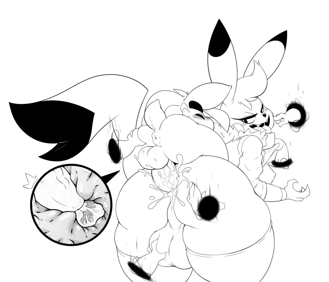 Rule34 – If it exists, there is porn of it / xingscourge, bikerchu, gengar, king the gengar (character), pikachu / 200821