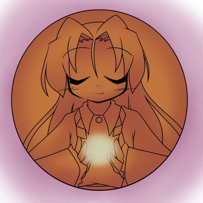 tsuboraa, kikuri (touhou), highly responsive to prayers, touhou, touhou (pc-98), 1girl, closed eyes, female focus, long hair, solo