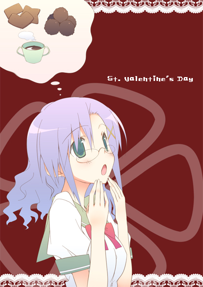 galore, original, tagme, glasses, school uniform, serafuku, solo, valentine