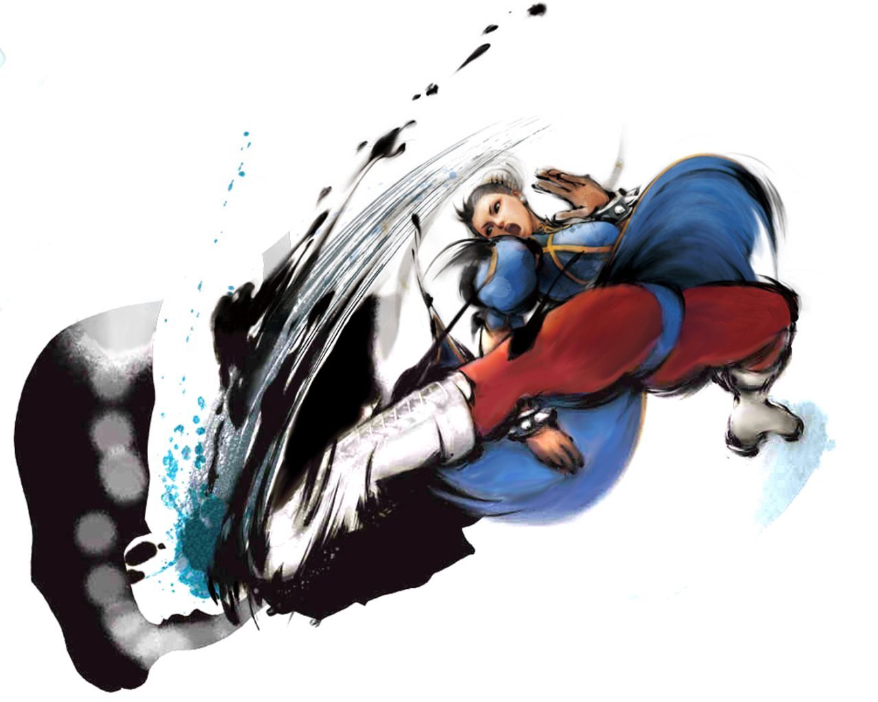 ikeno daigo, chun-li, capcom, street fighter, street fighter iv (series), kicking