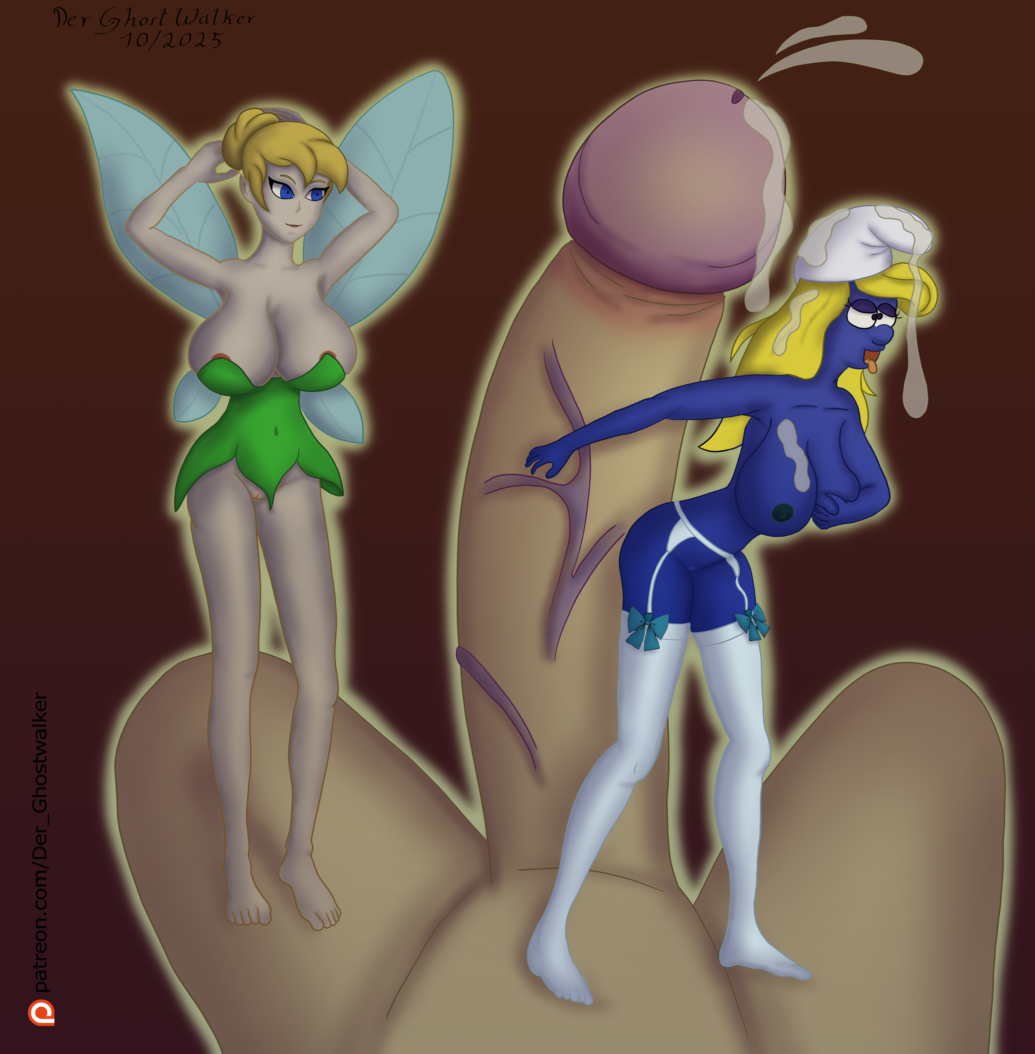 Rule34 – If it exists, there is porn of it / smurfette, tinker bell / 8675364