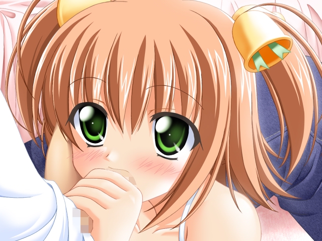 sin-go, nishimura konomi, nanami to konomi no oshiete abc, studio ring, game cg, 1girl, blush, fellatio, green eyes, loli, oral