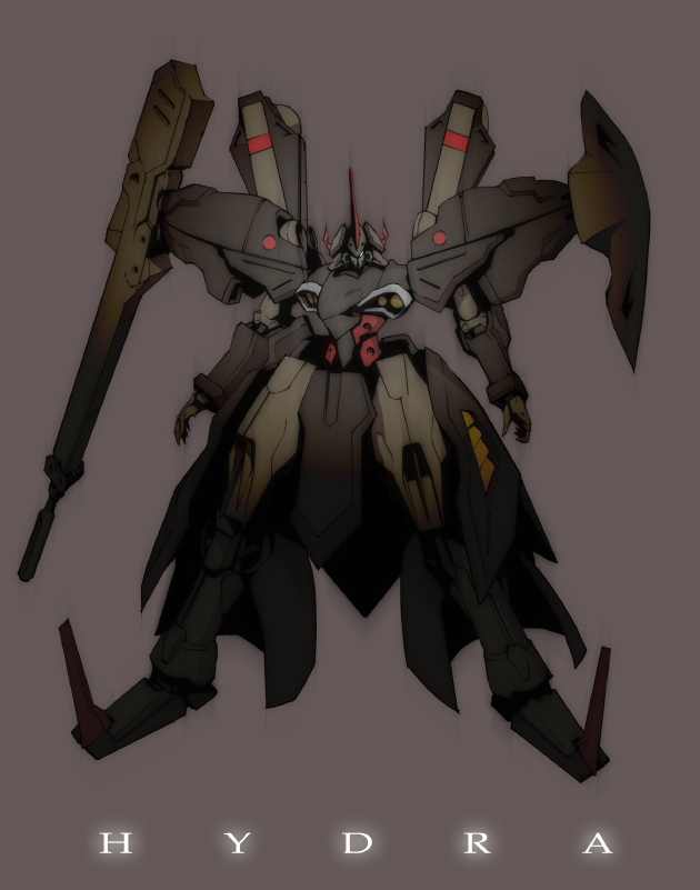 inata wataru, hydra gundam, gundam, gundam wing, gundam wing dual story: g-unit, 1990s (style), armor, helmet, machinery, mecha, no humans, retro artstyle, robot, solo, weapon
