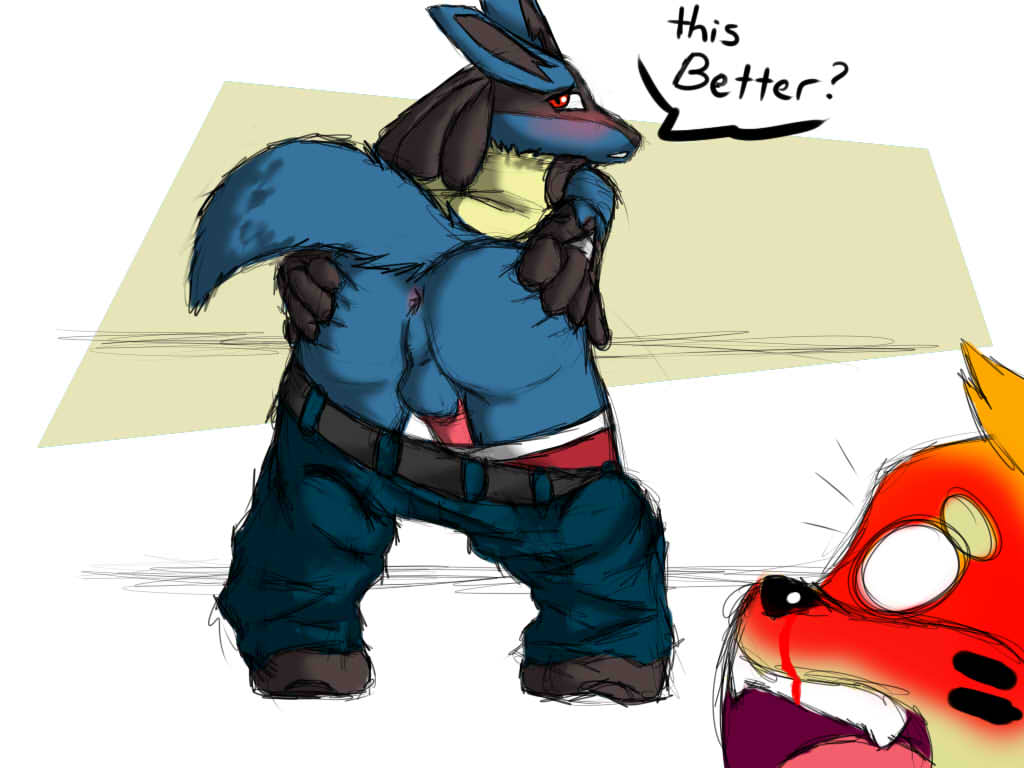 Rule34 – If it exists, there is porn of it / qmanshark, buizel, lucario / 203011