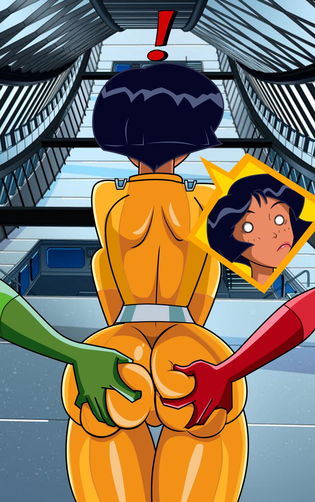 Rule34 – If it exists, there is porn of it / grimphantom, alex (totally spies), clover (totally spies), sam (totally spies) / 203107