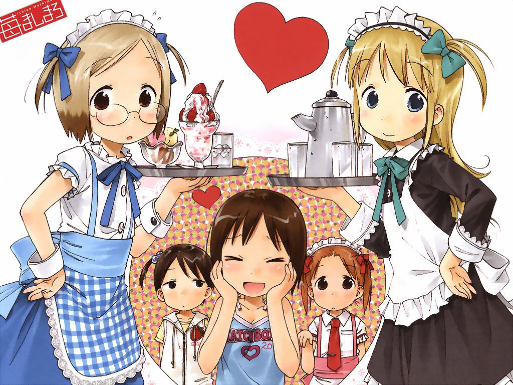 ana coppola, itou chika, itou nobue, matsuoka miu, sakuragi matsuri, ichigo mashimaro, child