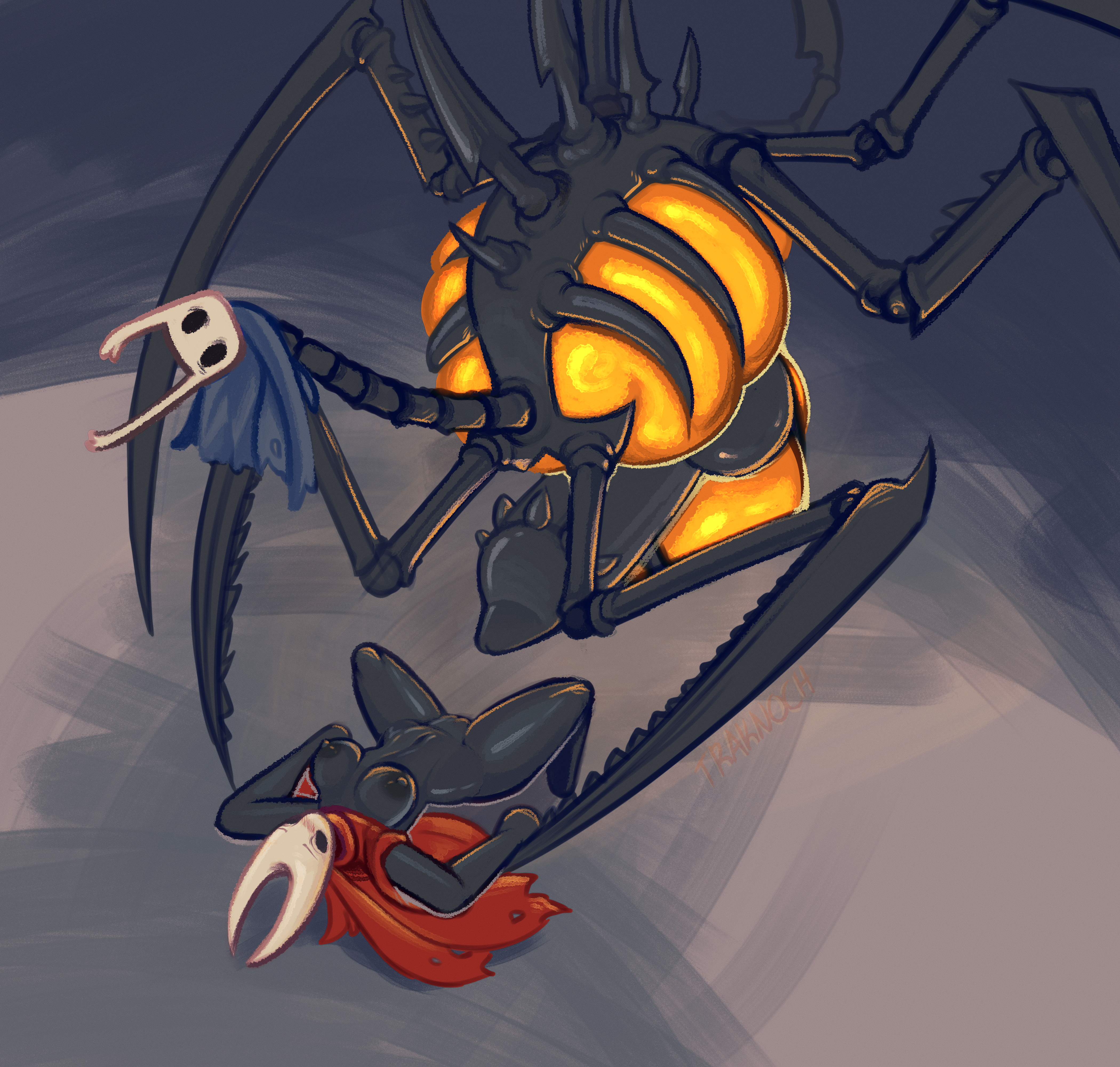 Rule34 – If it exists, there is porn of it / hornet (hollow knight), nosk (hollow knight) / 8675735