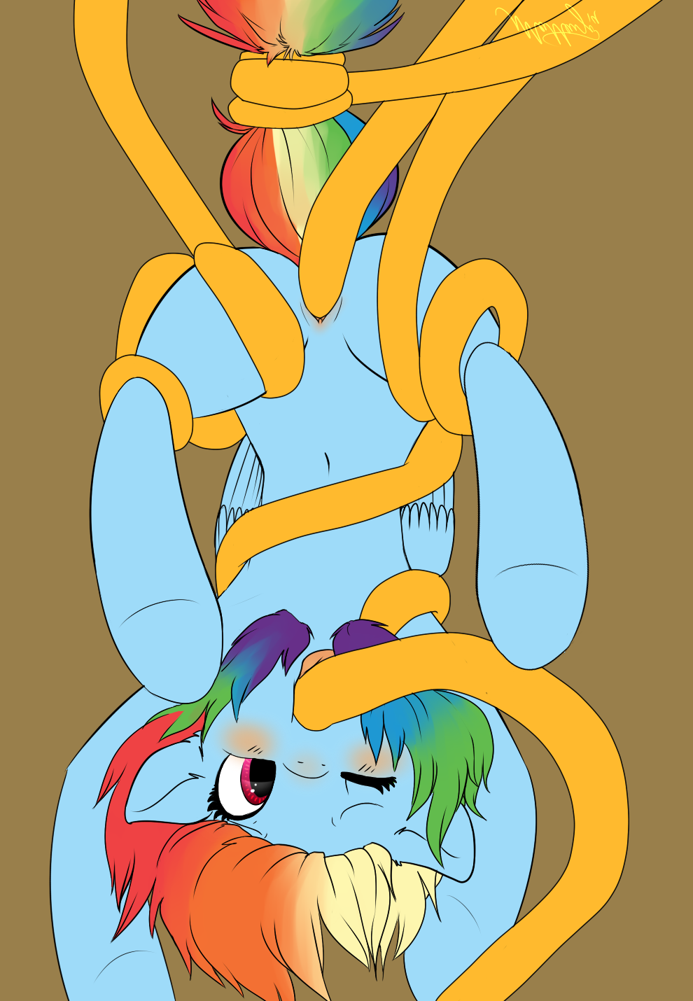 Rule34 – If it exists, there is porn of it / whitehair, rainbow dash (mlp) / 204000