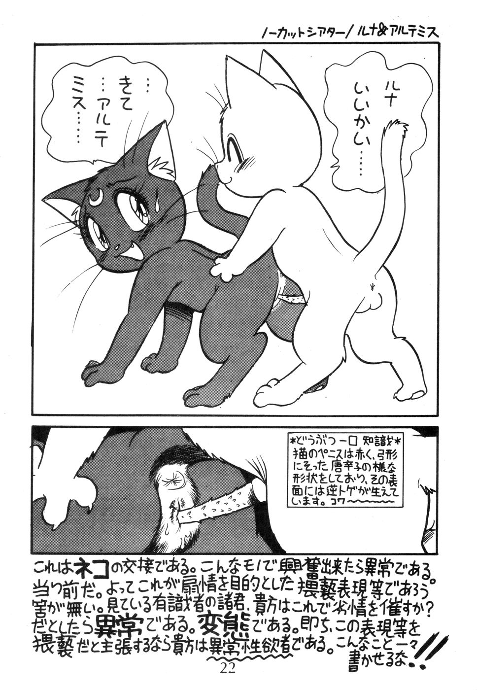 Rule34 – If it exists, there is porn of it / toyoshima yuusaku, artemis (sailor moon), luna (sailor moon) / 204140