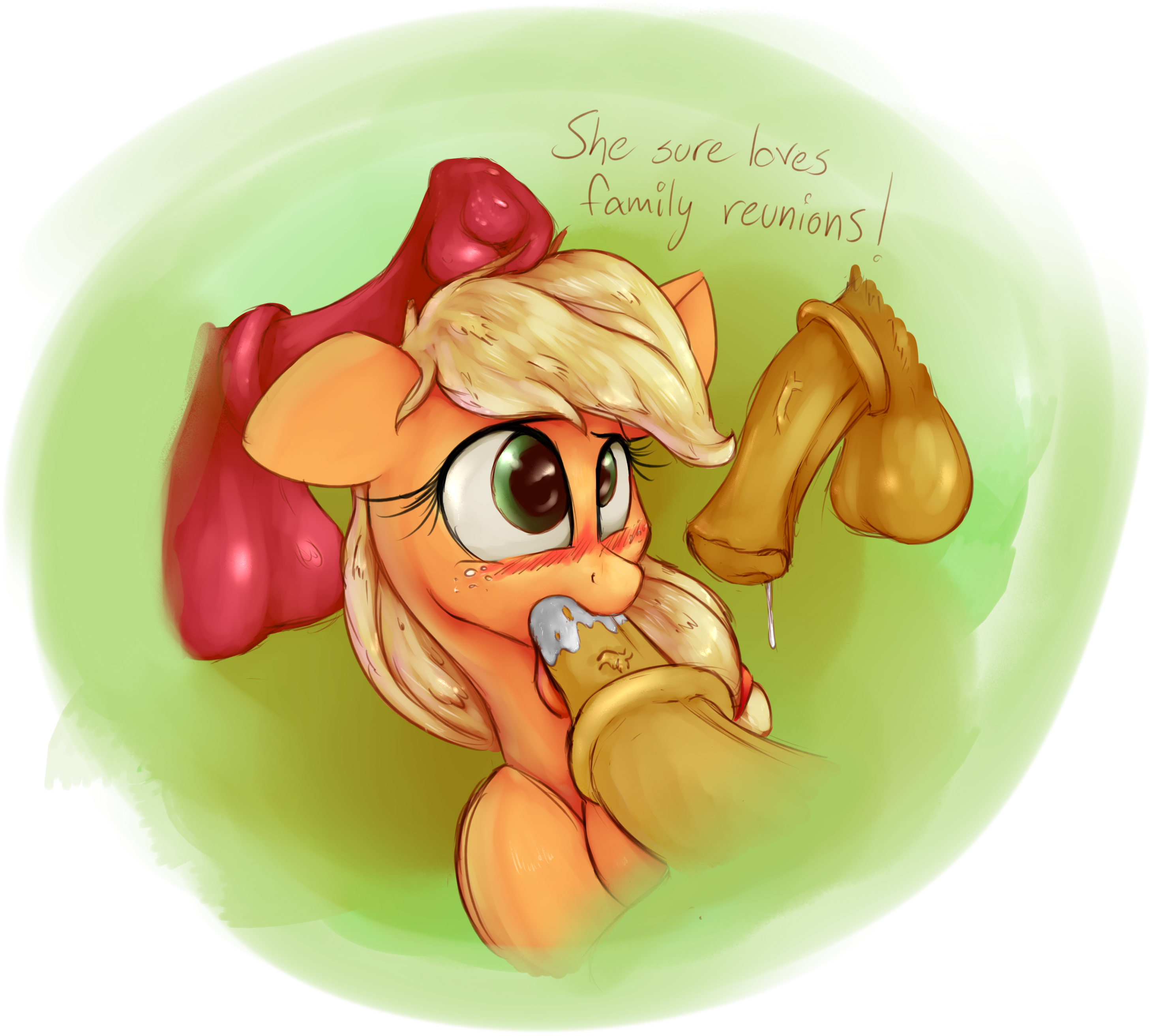 Rule34 – If it exists, there is porn of it / emberkaese, applejack (mlp), big macintosh (mlp), braeburn, caramel (mlp) / 204585