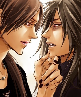lily (artist), uchiha itachi, uchiha madara, naruto (series), naruto shippuuden, lowres, akatsuki (naruto), incest, jewelry, male focus, nail polish, necklace, yaoi