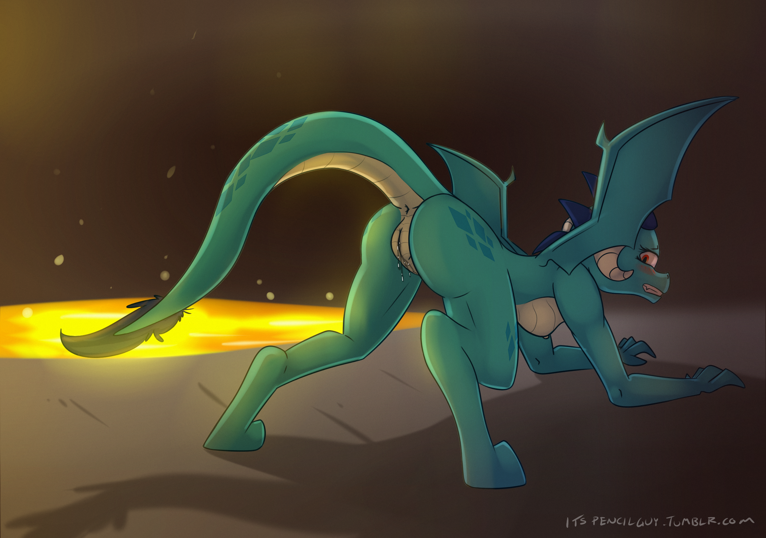Rule34 – If it exists, there is porn of it / itspencilguy, princess ember (mlp) / 204782