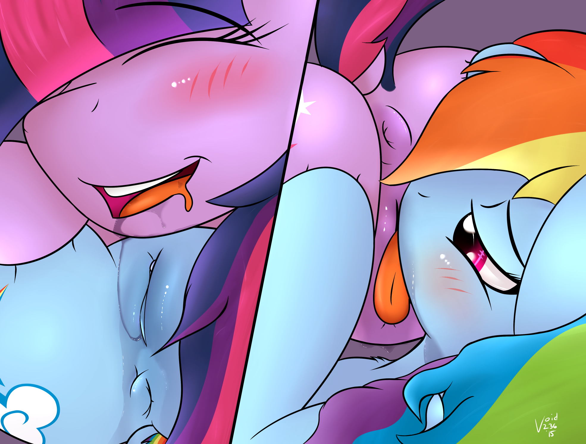 Rule34 – If it exists, there is porn of it / rainbow dash (mlp), twilight sparkle (mlp) / 204942