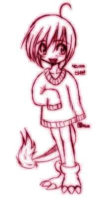 charmander, pokemon, lowres, ahoge, gen 1 pokemon, monochrome, personification, sketch, sweater, tail