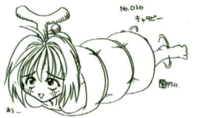 caterpie, pokemon, jpeg artifacts, lowres, bare shoulders, barefoot, gen 1 pokemon, monochrome, personification, sketch, tears