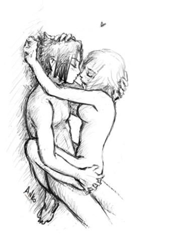 anna kokoro (anko), haruno sakura, uchiha sasuke, naruto, lowres, monochrome, sex, sketch