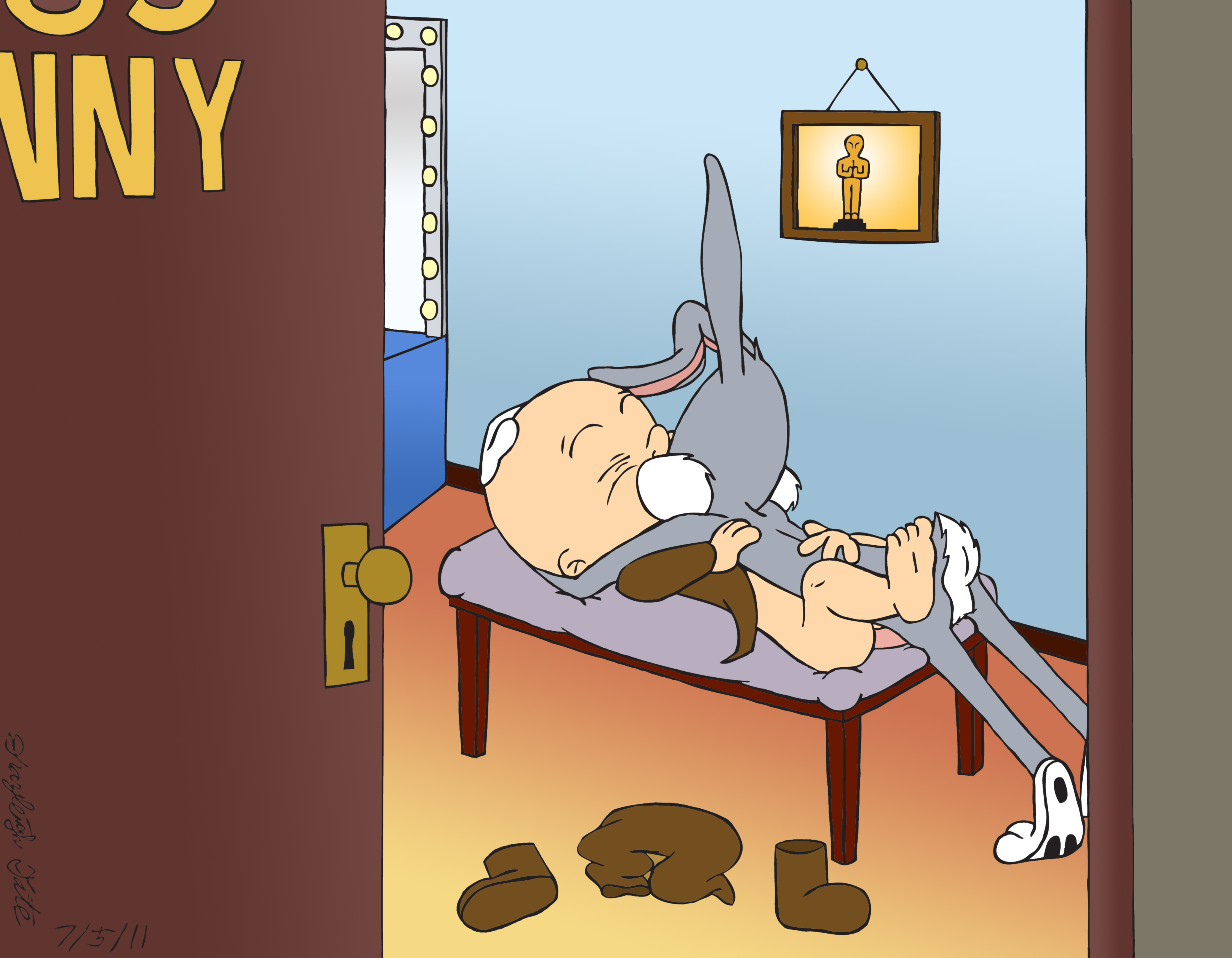 Rule34 – If it exists, there is porn of it / bugs bunny, elmer fudd / 206002