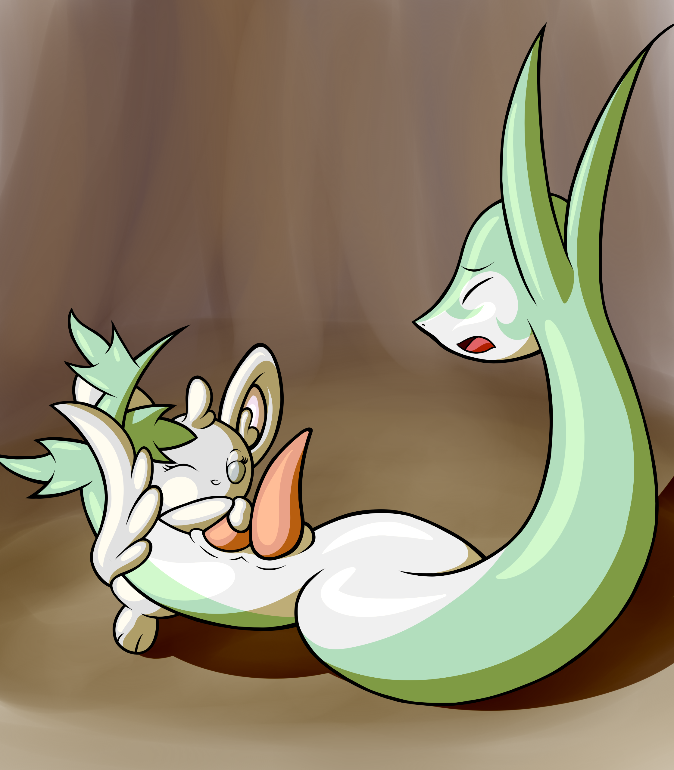 Rule34 – If it exists, there is porn of it / darkninjarai, flygon (artist), minccino, serperior / 206059