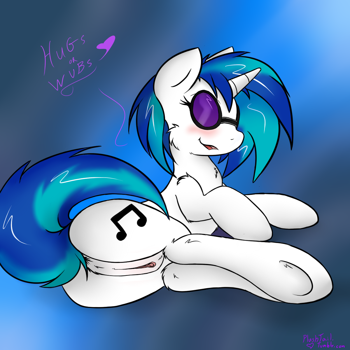 Rule34 – If it exists, there is porn of it / plushtail, vinyl scratch (mlp) / 206167