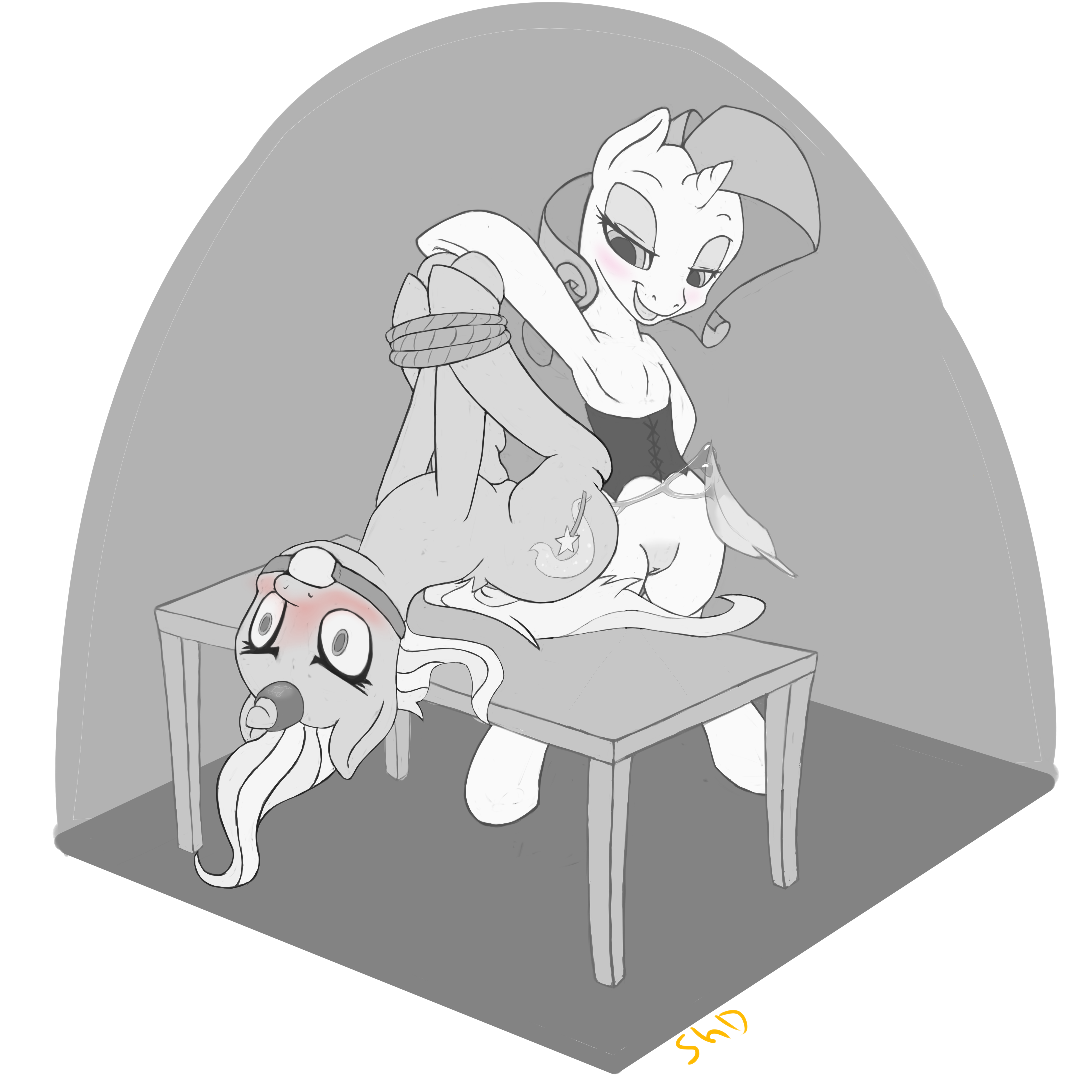 Rule34 – If it exists, there is porn of it / shdingo, rarity (mlp), trixie (mlp) / 206545