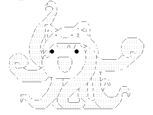 f196 jark, megurine luka, megurine luka (toeto), takoluka, toeto (vocaloid), vocaloid, animal hat, ascii art, cat hat, crossover, greyscale, hat, monochrome, tentacles