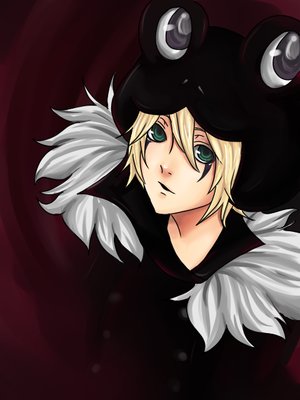 fran (reborn), katekyo hitman reborn!, lowres, tagme, 00s, blonde hair, frog, green eyes, varia