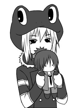 fran (reborn), rokudou mukuro, katekyo hitman reborn!, lowres, 00s, doll, frog