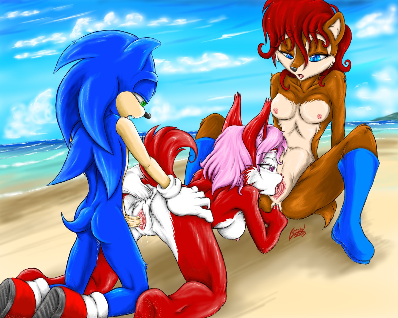 Rule34 – If it exists, there is porn of it / sally acorn, sonic the hedgehog / 206651