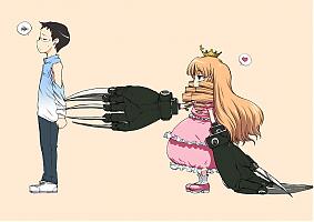 lowres, tagme, 1boy, 1girl