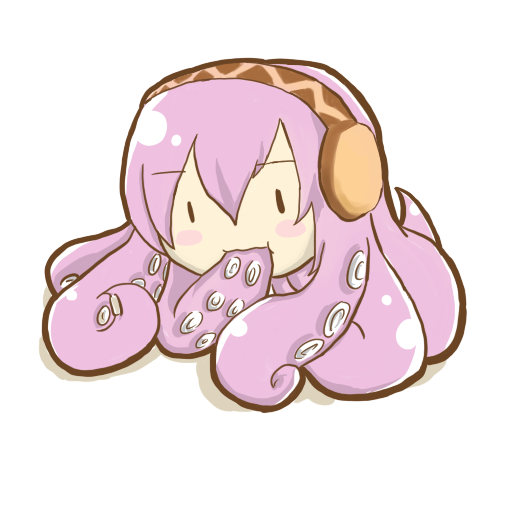 paretto, yukimiya (parupunta), megurine luka, takoluka, vocaloid, bad id, bad pixiv id, cannibalism, eating, no humans, pink hair, tentacles