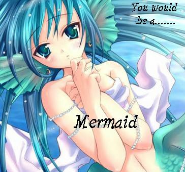 lowres, blue hair, green eyes, jewelry, mermaid, monster girl, ring
