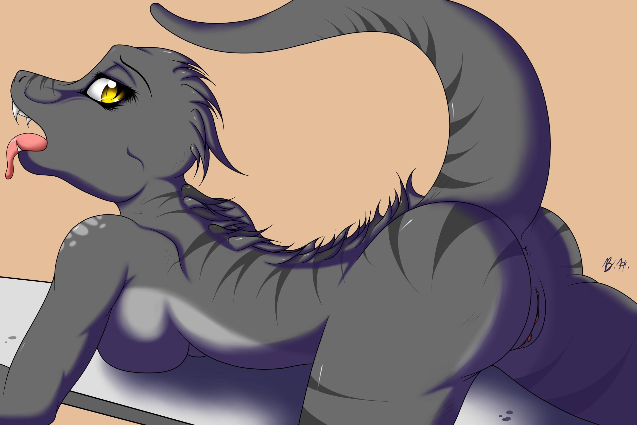 Rule34 – If it exists, there is porn of it / black-husky, original character / 207510