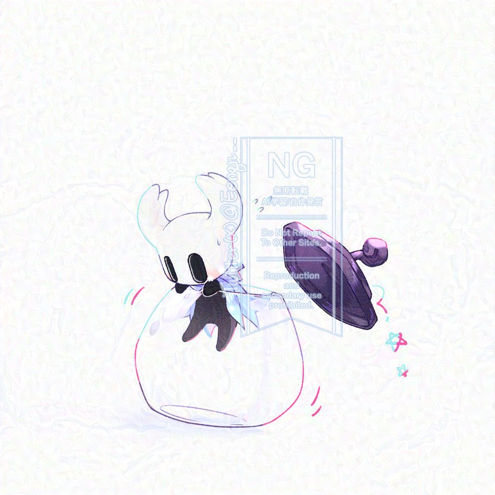 knight (hollow knight), hollow knight, commentary, english commentary, 1other, black eyes, black skin, colored skin, eenqn, hollow eyes, horns, jar, other focus, watermark, white background