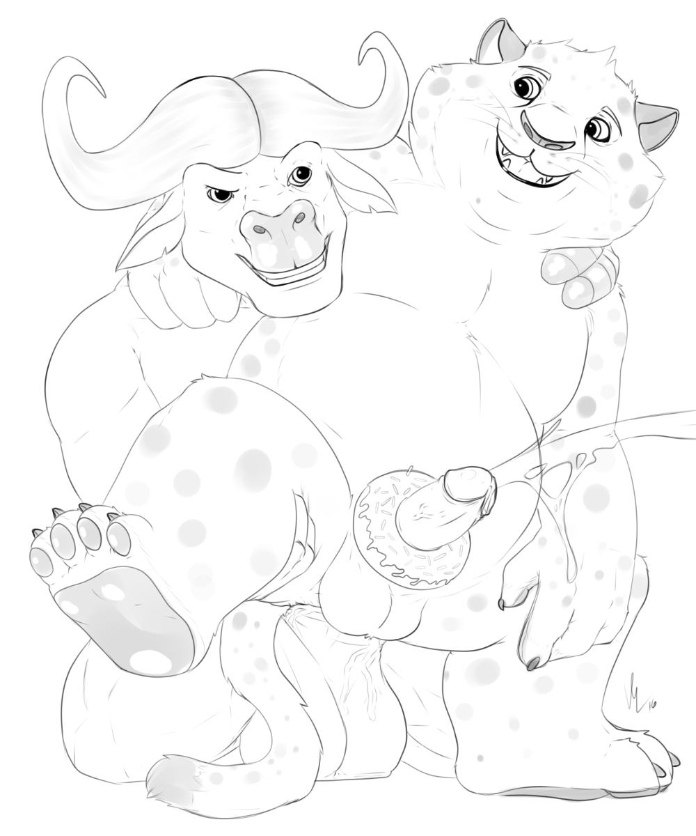 Rule34 – If it exists, there is porn of it / velrizoth, benjamin clawhauser, chief bogo / 207907