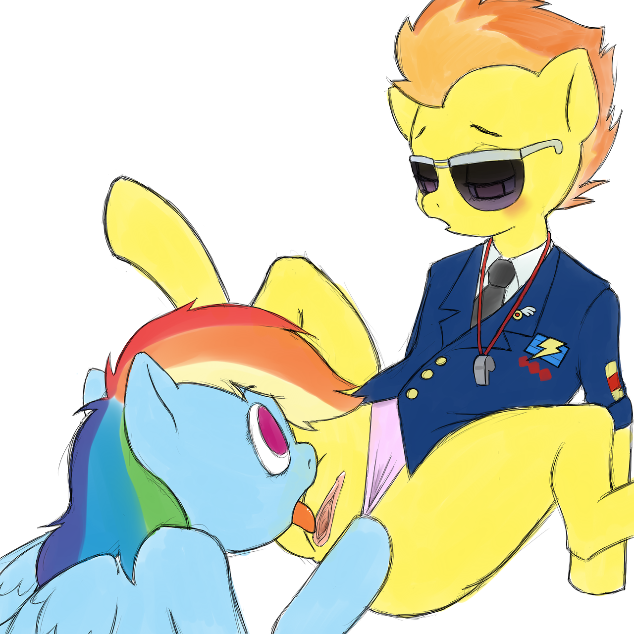 Rule34 – If it exists, there is porn of it / lyndoi227, rainbow dash (mlp), spitfire (mlp), wonderbolts (mlp) / 208026