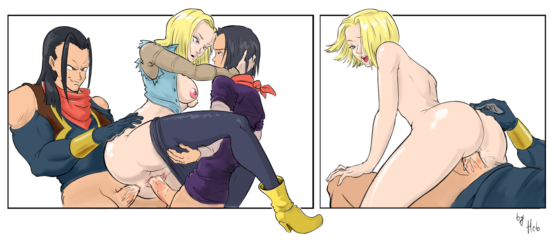 Rule34 – If it exists, there is porn of it / android 17, android 18, super android 17 / 208564