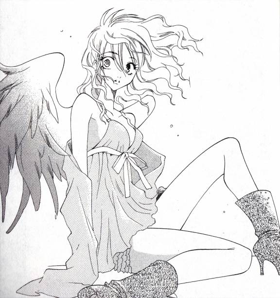 princess ai, tagme, 1girl, boots, female focus, solo, wings
