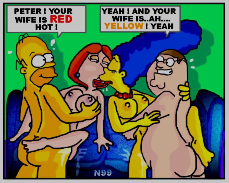 Rule34 – If it exists, there is porn of it / necron99, homer simpson, lois griffin, marge simpson, peter griffin / 209085