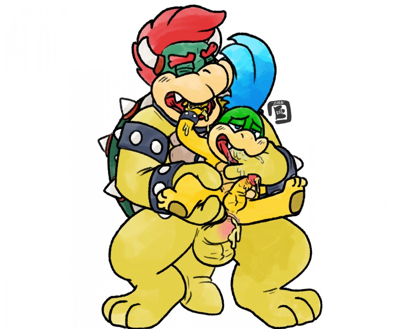Rule34 – If it exists, there is porn of it / bowserboy101, bowser, koopa, koopalings, larry koopa / 209128