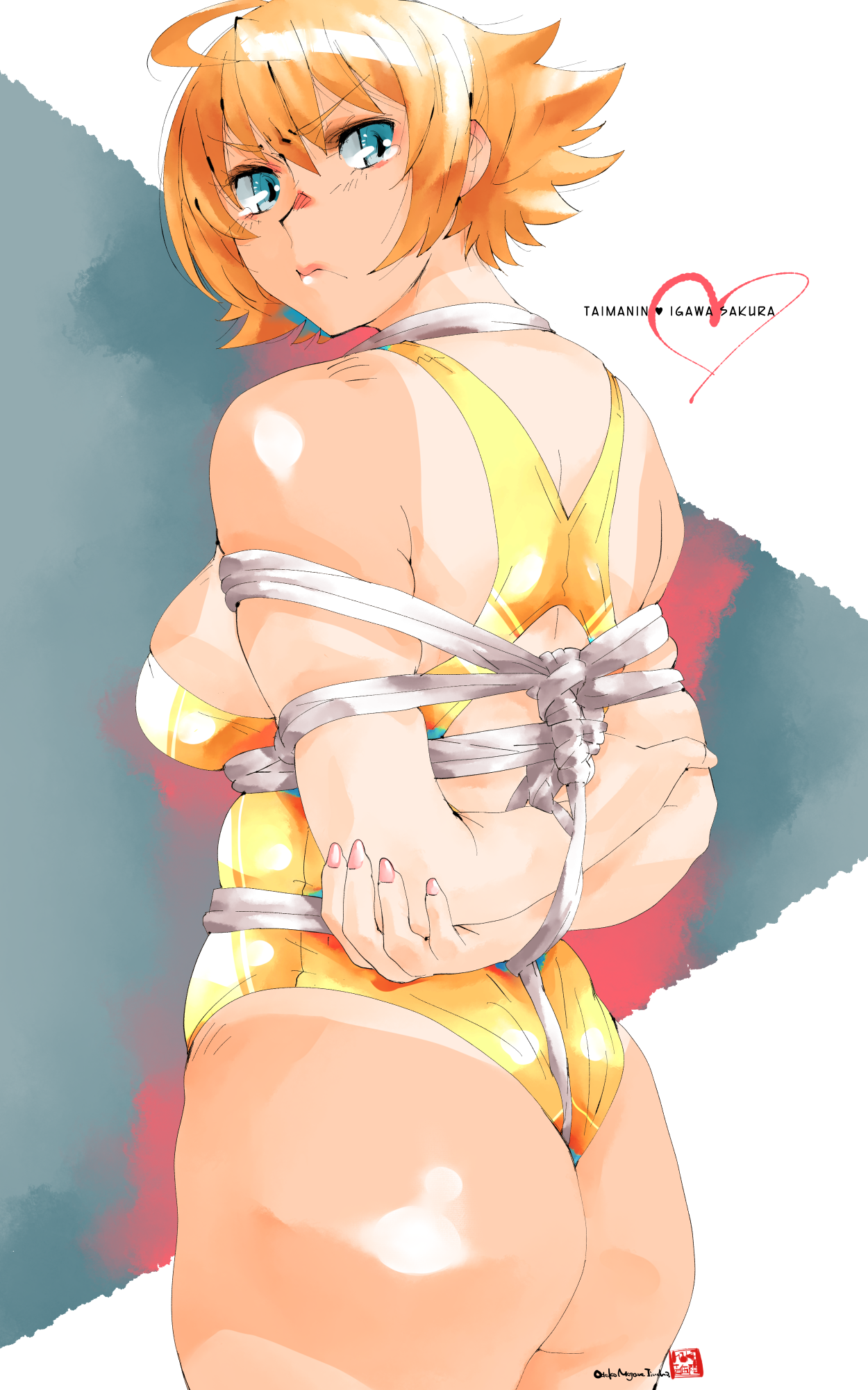 igawa sakura, taimanin (series), taimanin asagi, 1girl, ass, breasts, large breasts