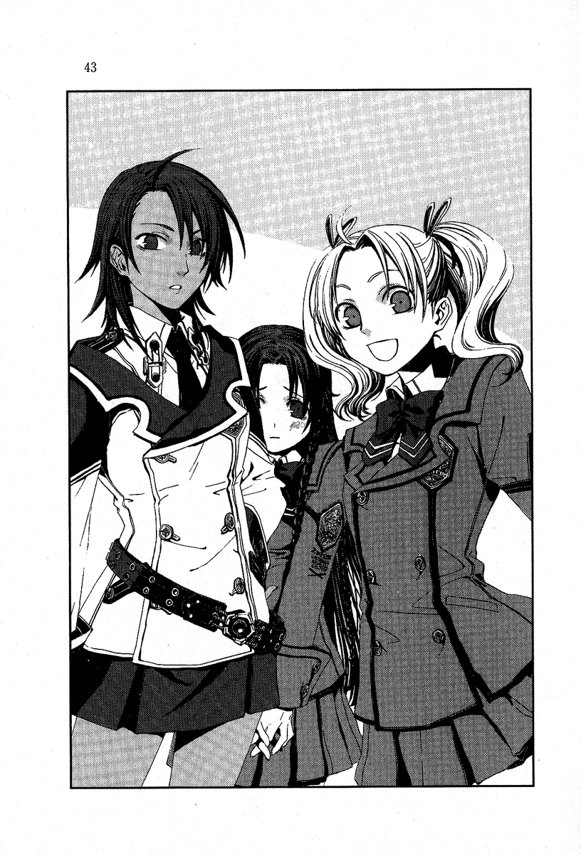 miyuu, meishen trinden, mifi lotten, naruki gerni, koukaku no regios, uniform, highres, 3girls, :d, belt, bow, bowtie, buckle, dark-skinned female, dark skin, greyscale, long sleeves, looking at viewer, miniskirt, monochrome, multiple girls, open mouth, pantyhose, pleated skirt, short hair, skirt, smile, twintails