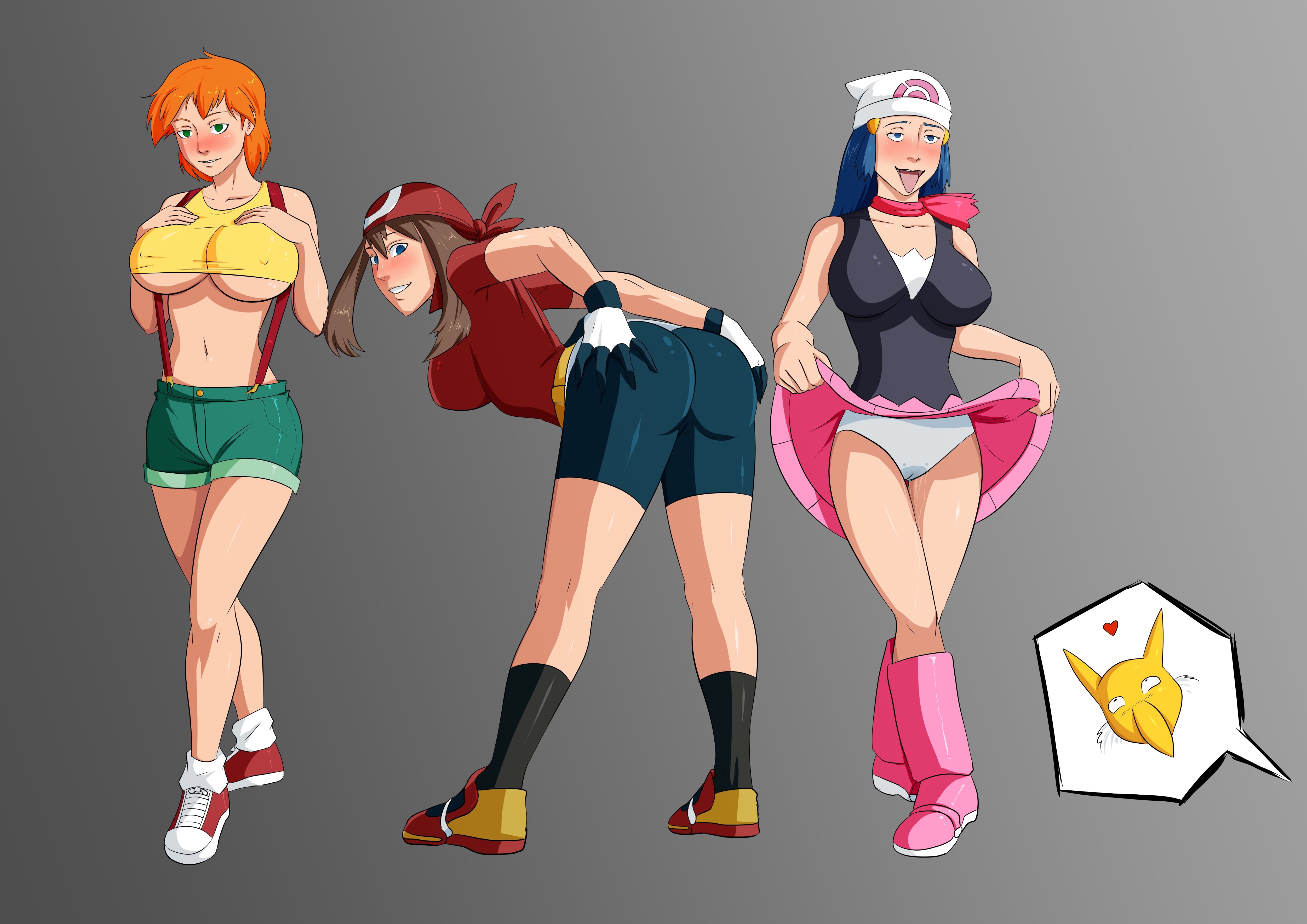 Rule34 – If it exists, there is porn of it / oo sebastian oo, dawn (pokemon), hypno, kasumi (pokemon), may (pokemon) / 209876