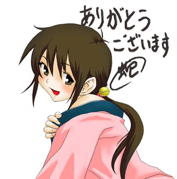 hebina masayoshi, mami (breath of fire), breath of fire, breath of fire iv, translated, brown eyes, brown hair, ponytail, solo
