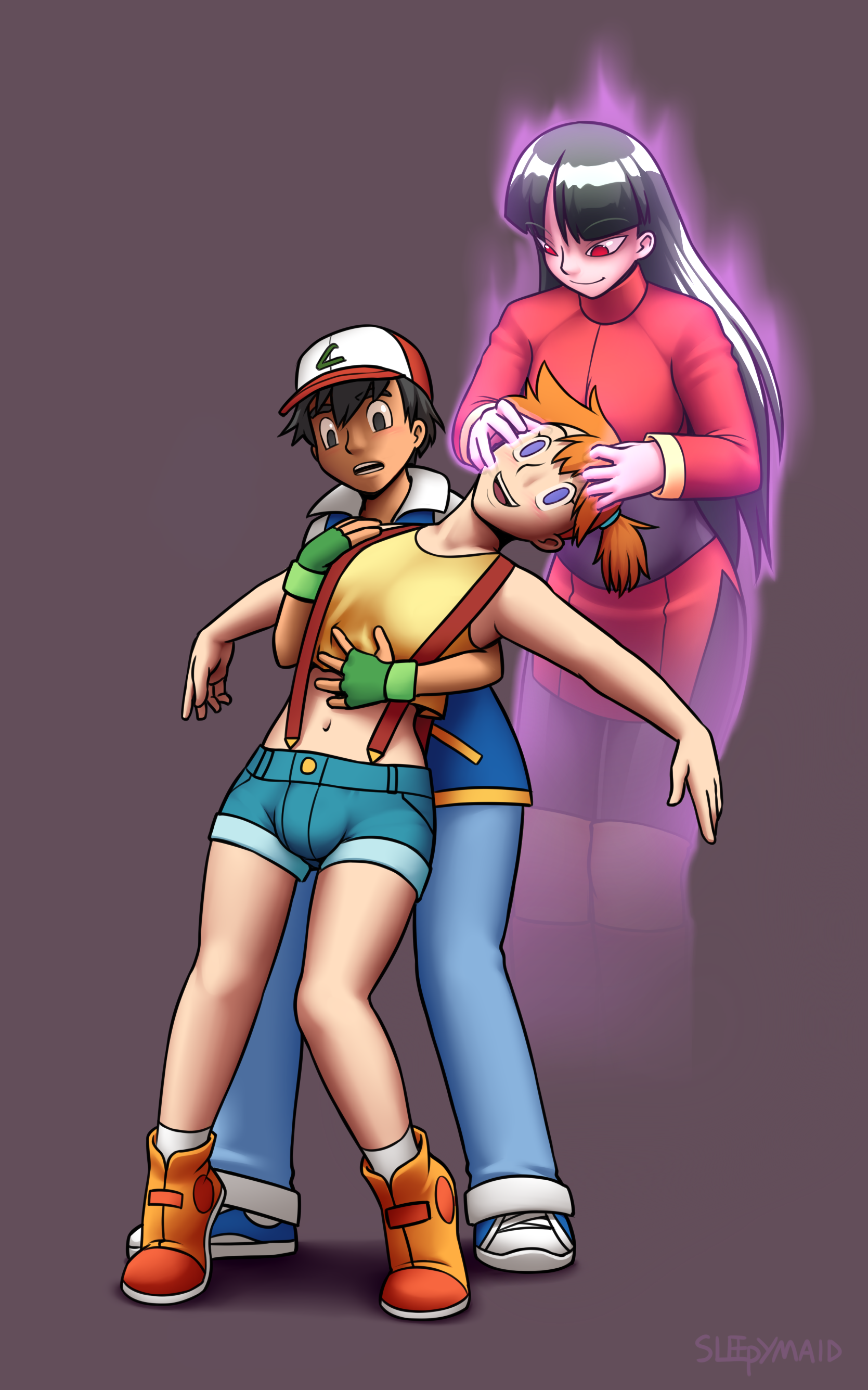 Rule34 – If it exists, there is porn of it / sleepymaid, ash ketchum, kasumi (pokemon), sabrina (pokemon), satoshi (pokemon) / 209968