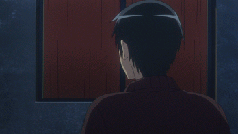 aisaka taiga, takasu ryuuji, toradora!, animated, animated gif, anime screenshot, lowres, non-web source, 00s, 1boy, 1girl, curtains, window