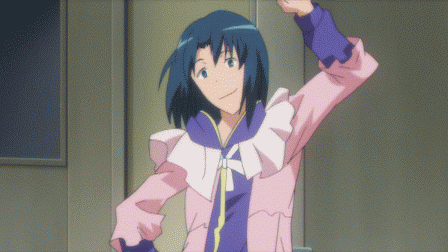 haruta kouji, macross, macross frontier, toradora!, animated, animated gif, anime screenshot, lowres, non-web source, 1boy, :p, haruta koji, male focus, one eye closed, parody, seikan hikou, solo, tongue, tongue out, v, wink, winking (animated)