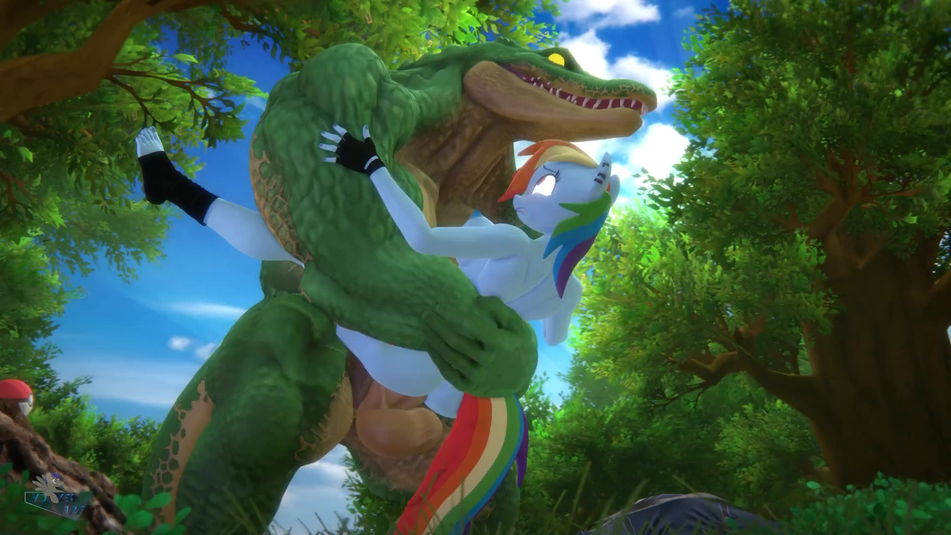 Rule34 – If it exists, there is porn of it / hooves-art, gummy (mlp), rainbow dash (mlp), renekton / 8677364